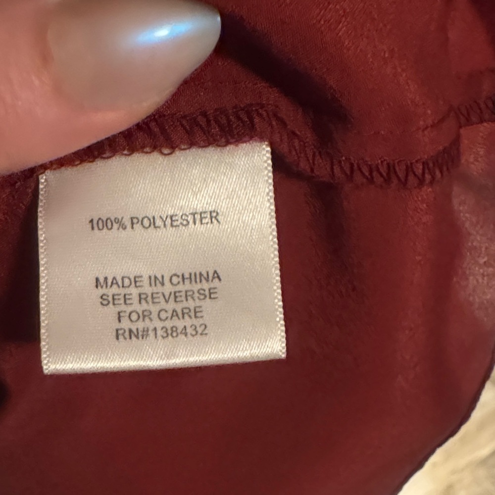 Modcloth Red Ruffled Blouse - Size S - Picture 11 of 11